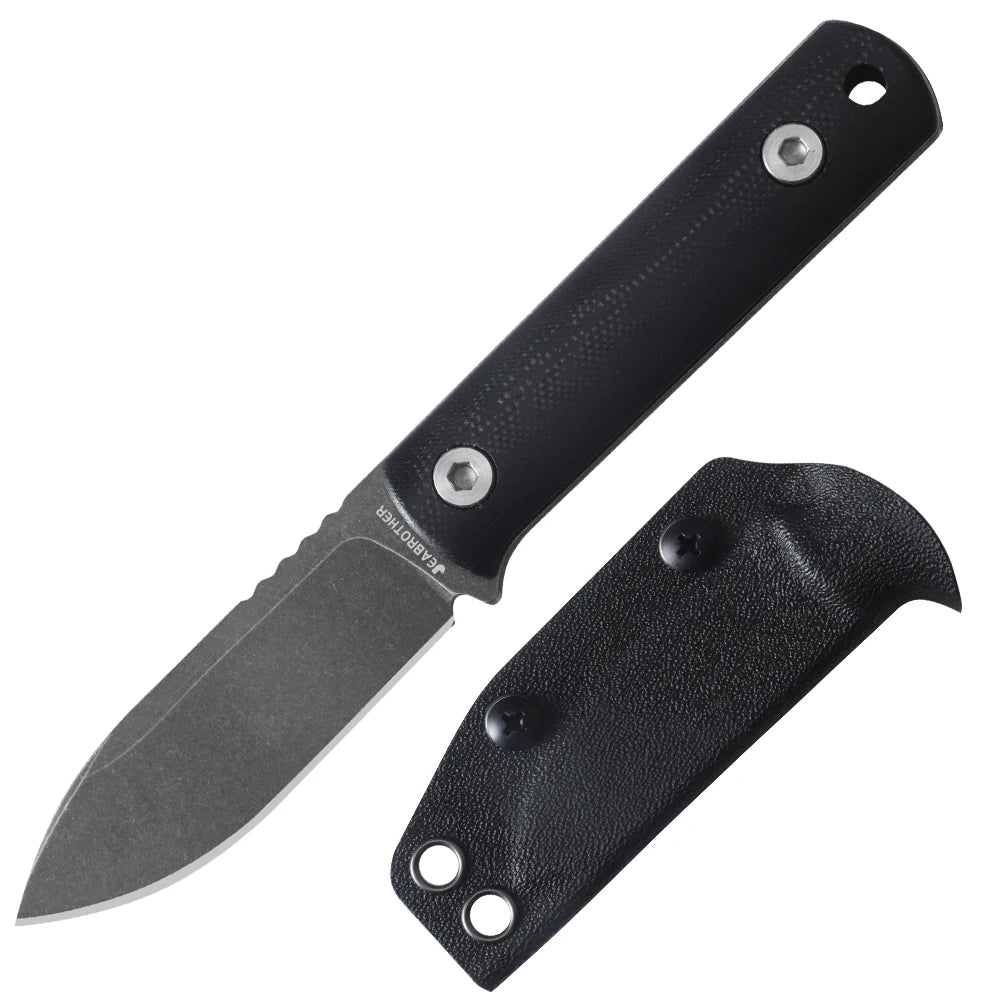 DC53 Steel Fixed Blade Survival Knife With G10 Handle Sheath