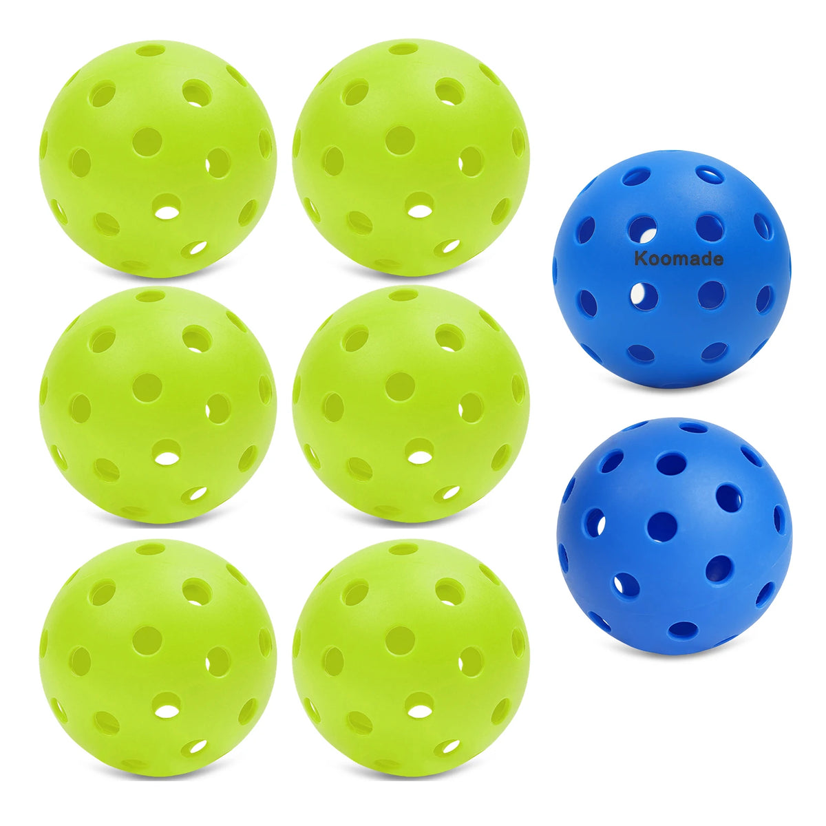 USAPA Standard Outdoor Pickleballs 40-Hole Design For All Weather Play