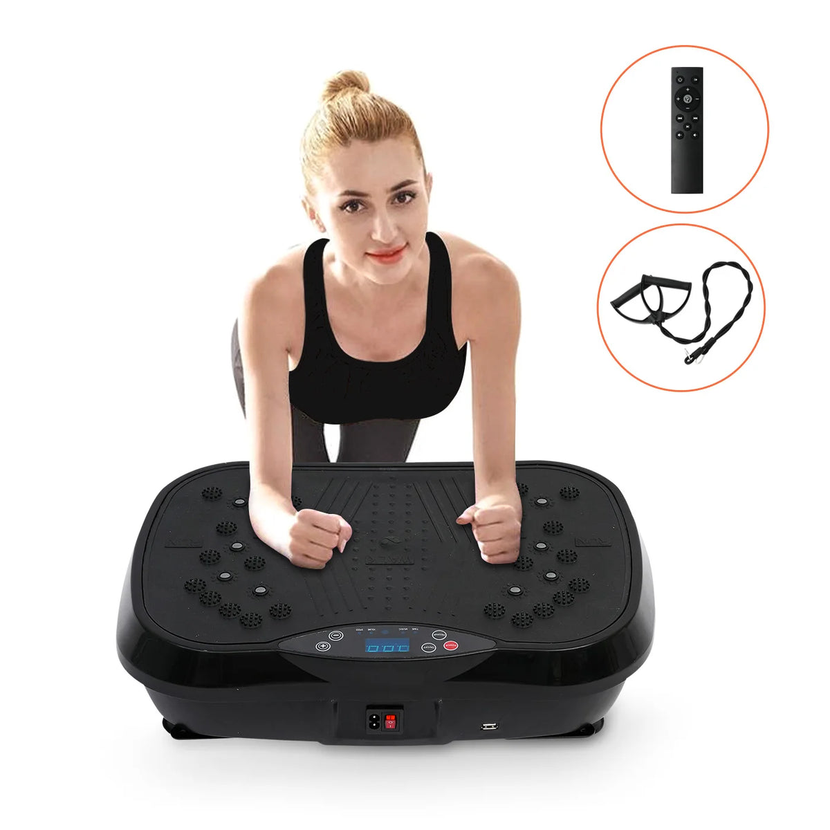 Vibration Plate Exercise Machine for Whole Body Home Fitness Workouts