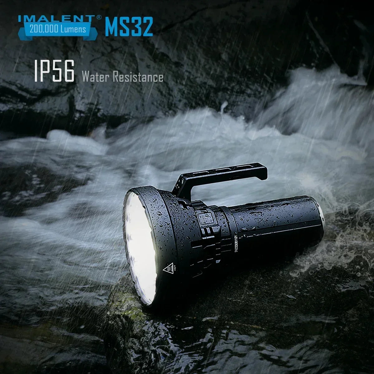 IMALENT MS32 High Power Rechargeable Flashlight for Outdoor Adventures