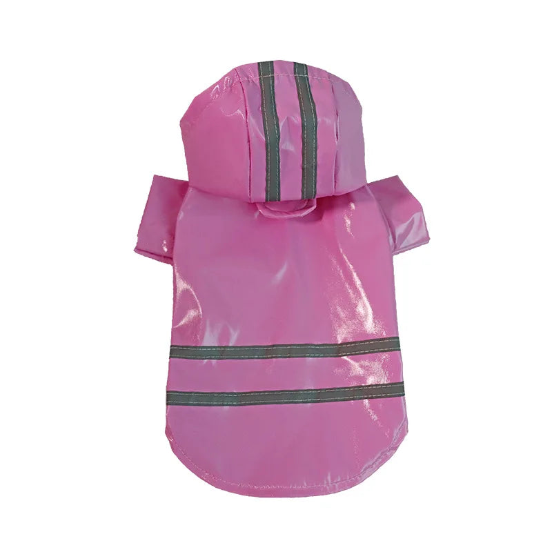 Outdoor Waterproof Reflective Raincoat for Dogs and Cats for Rainy Days