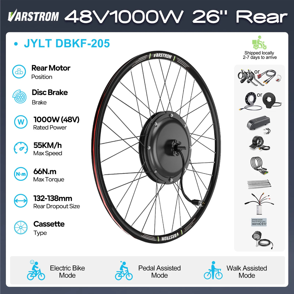 Bafang Brushless Rear Electric Bike Hub Motor Drive
