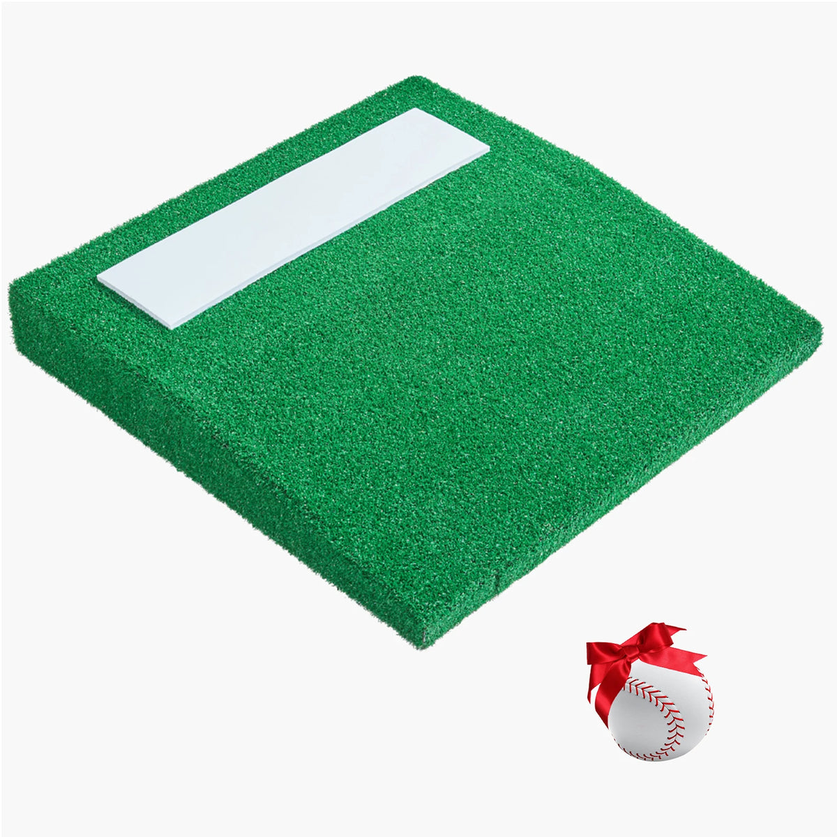 SucceBuy Baseball Pitching Mound With Durable Turf And Carry Handle
