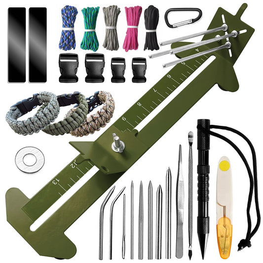 Paracord Bracelet Making Kit Adjustable Jig And Marlin Spike Tool