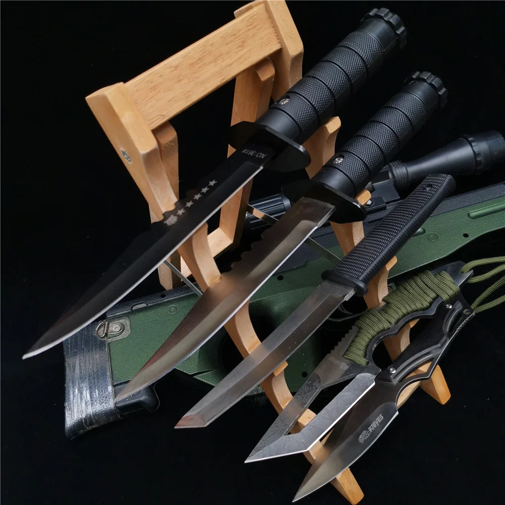 Spring Assisted Tactical Tanto Knife for Outdoor Hunting and Utility