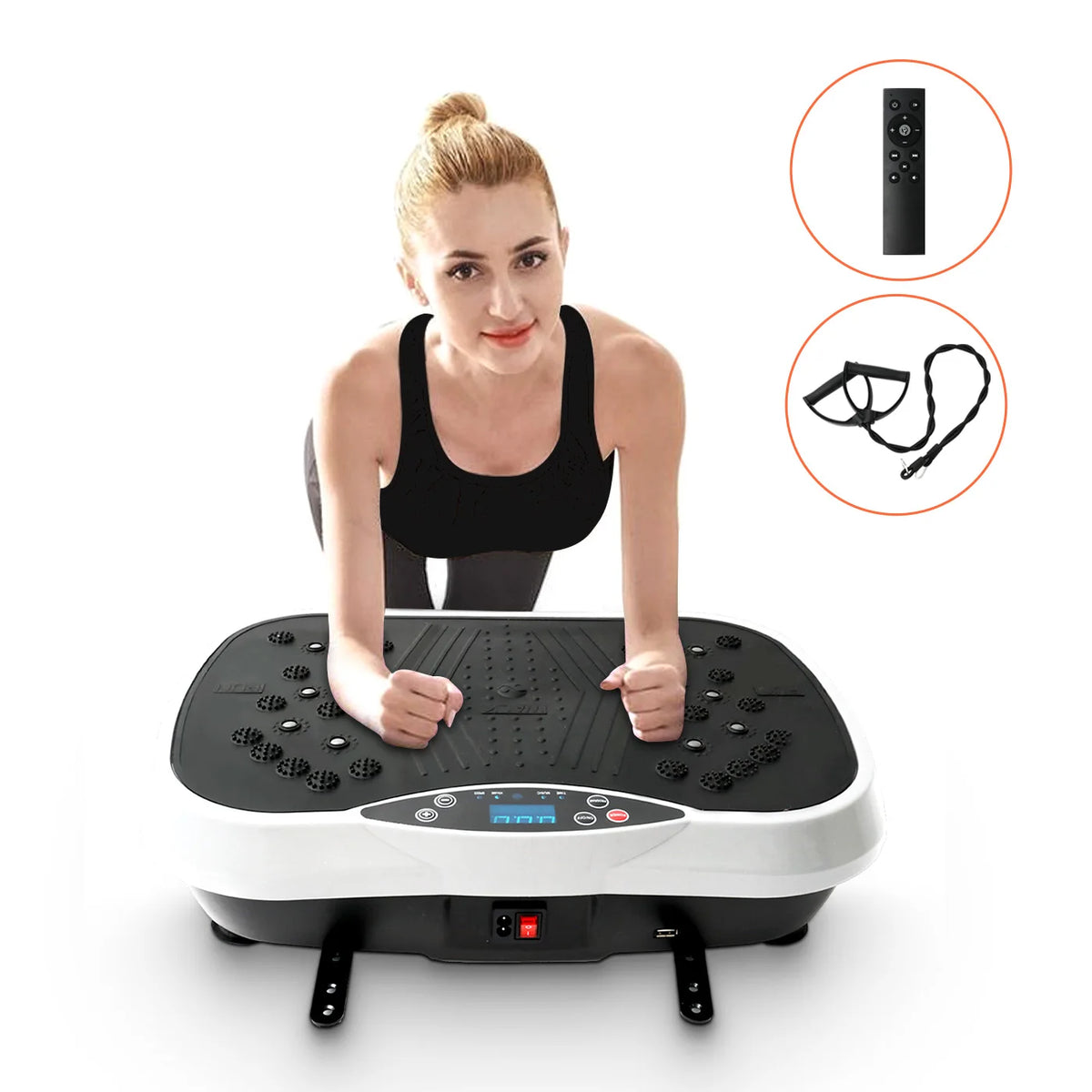 Vibration Plate Exercise Machine for Whole Body Home Fitness Workouts