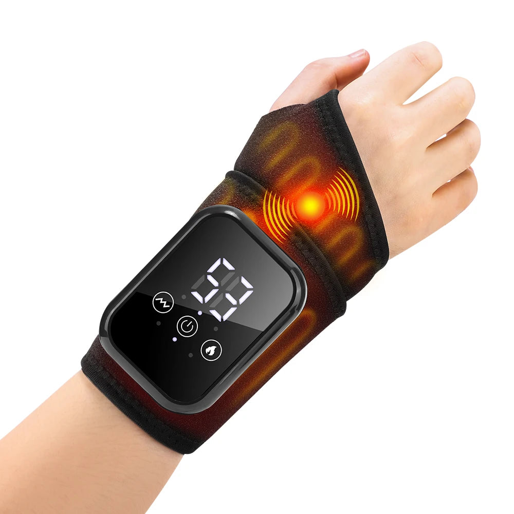 Hailicare Heated Wrist Brace With Three Heat And Vibration Modes