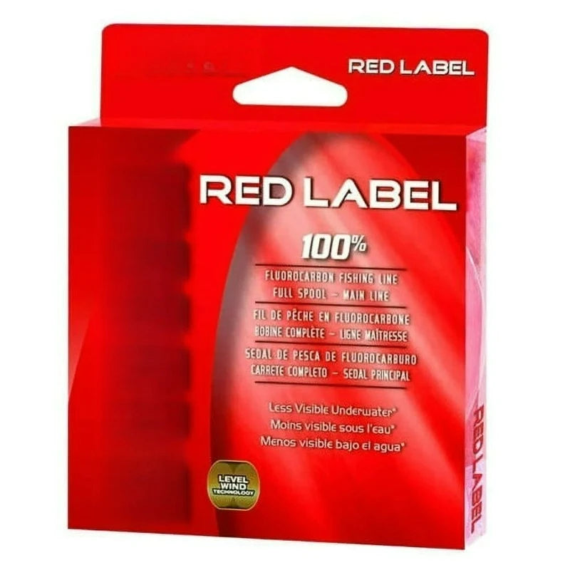 Red Label 100 Percent Fluorocarbon Fishing Line for Ocean Fishing