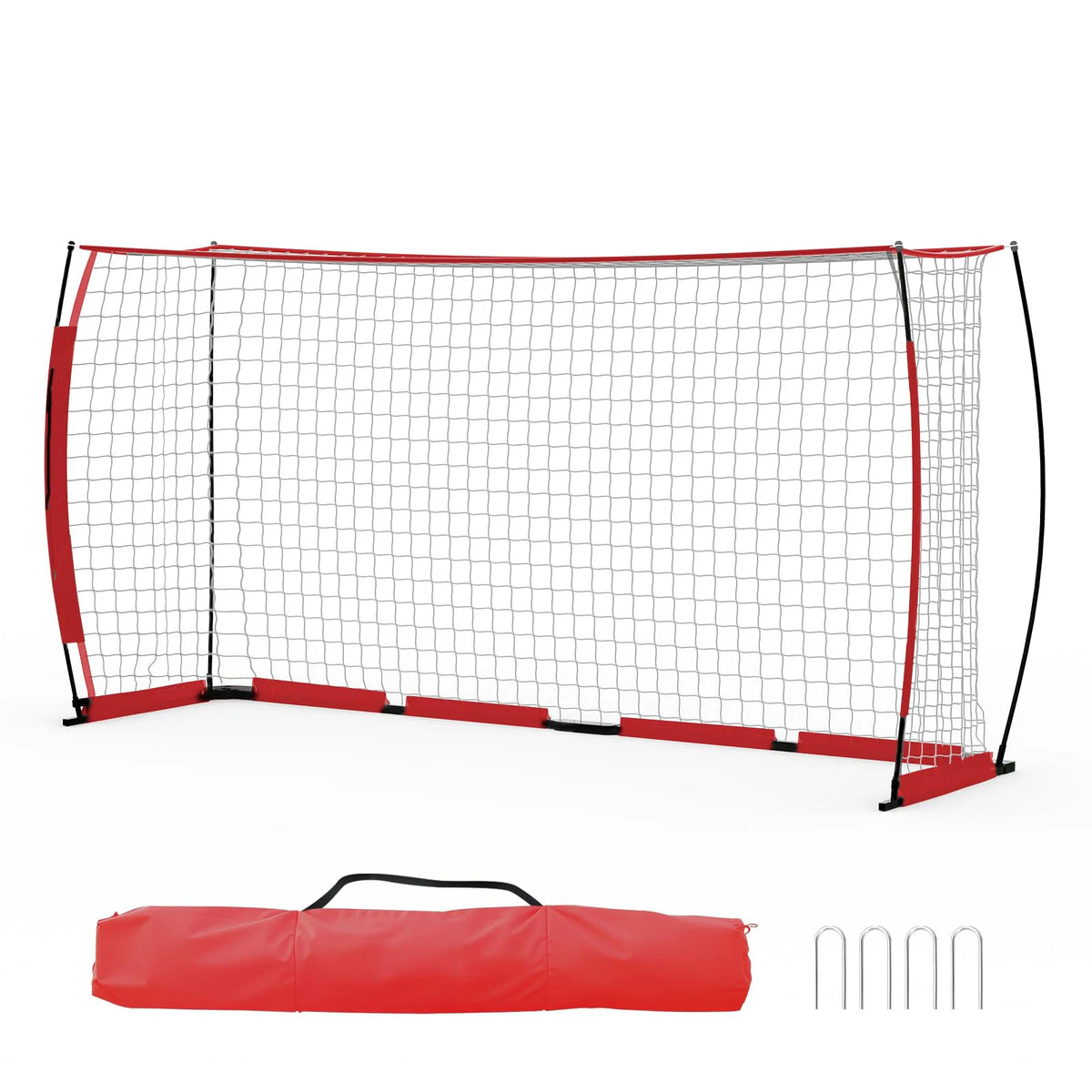 HiMISS Heavy Duty Foldable Metal Youth Soccer Training Goal
