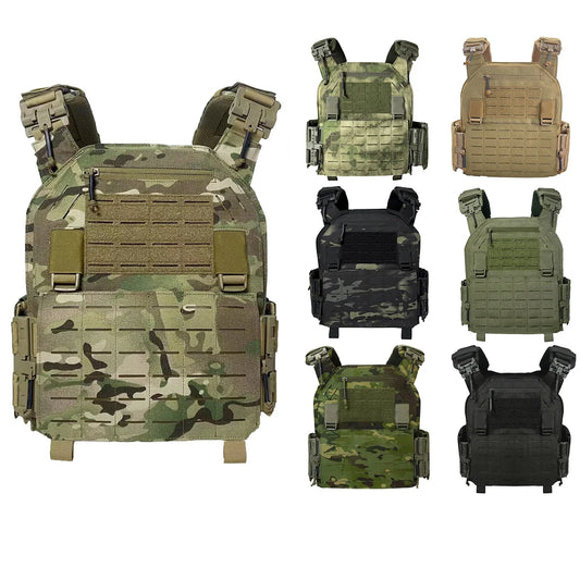 Quick Release Modular Tactical Vest With Laser Cut Plate Carrier
