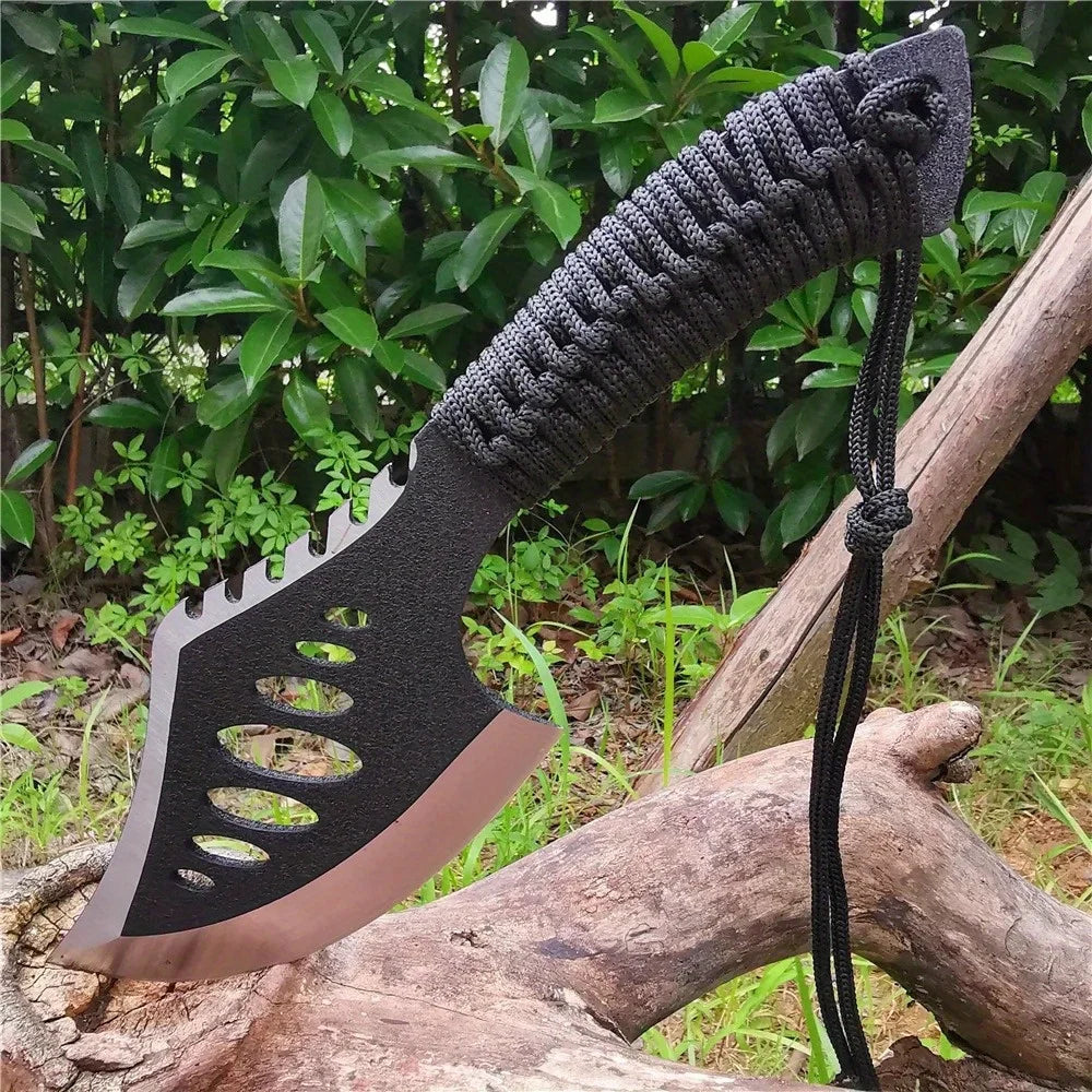 Doom Blade Portable Camping Axe With Full Tang Steel Blade