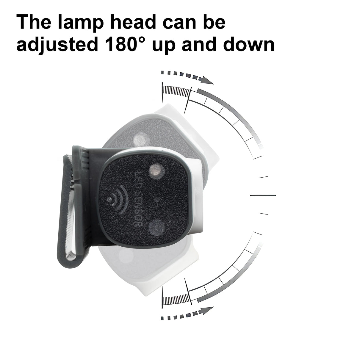 COB LED USB Headlamp Work Light With Warning Flash Mode