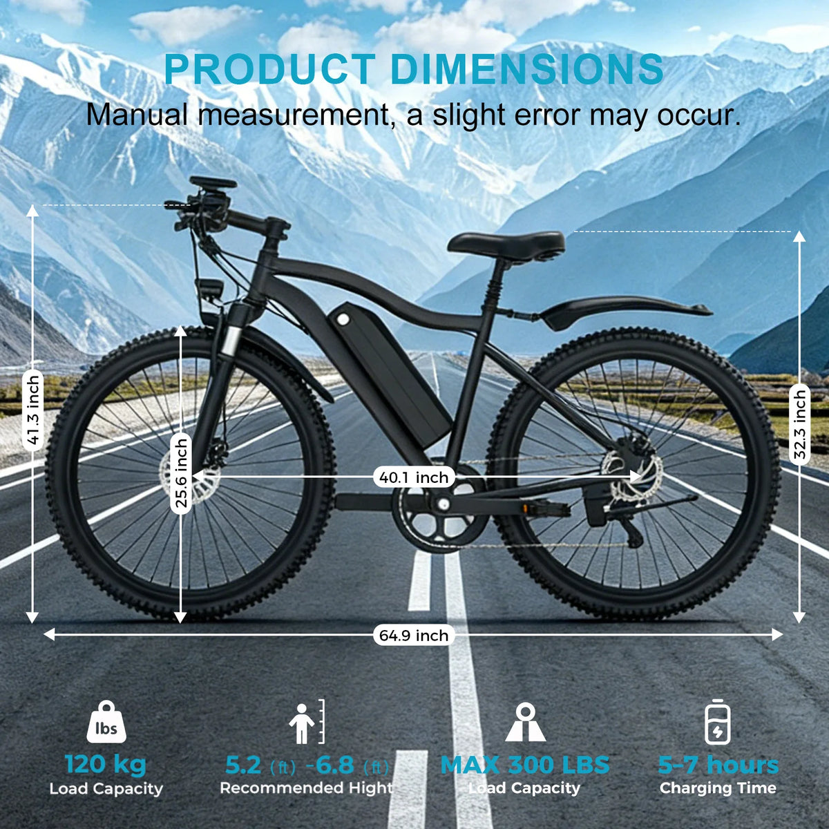 Toofly Mountain Electric Bicycle For Adults With Efficient Battery