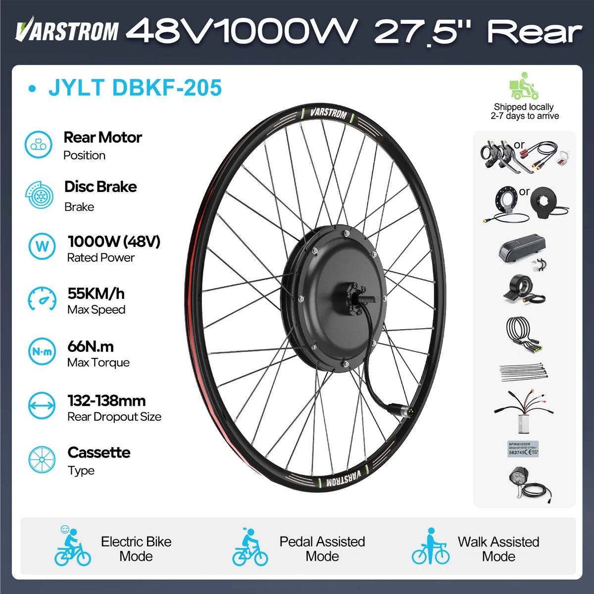 Bafang Brushless Rear Electric Bike Hub Motor Drive