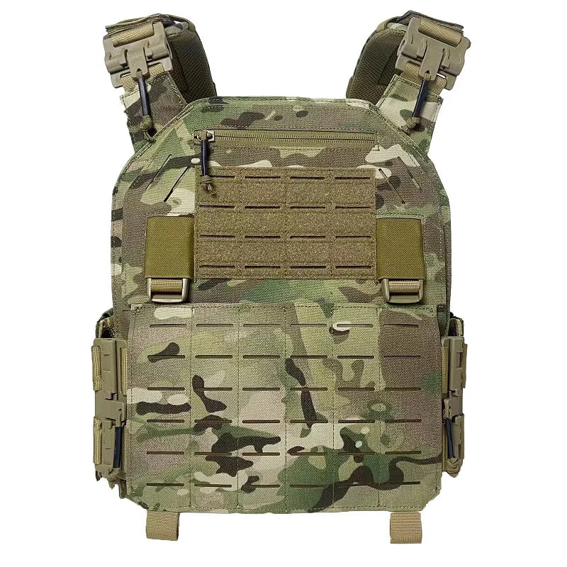 Quick Release Modular Tactical Vest With Laser Cut Plate Carrier