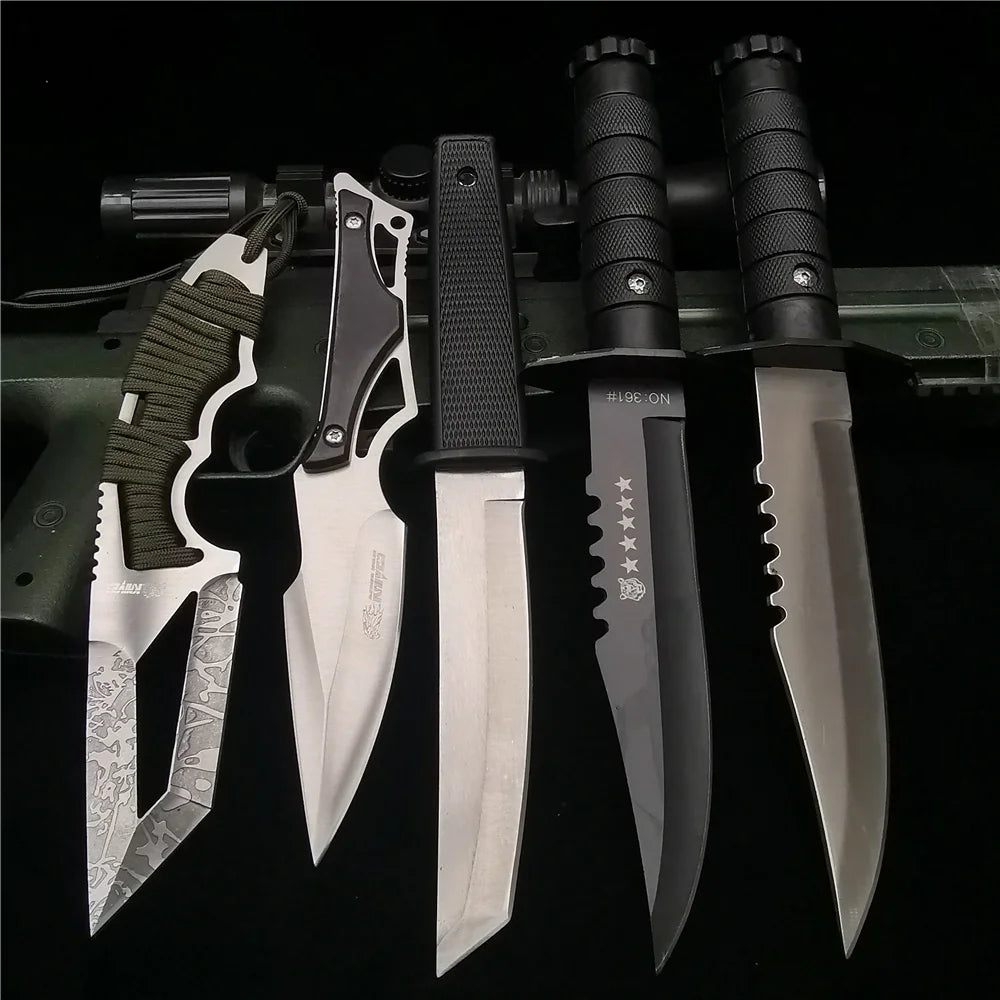 Spring Assisted Tactical Tanto Knife for Outdoor Hunting and Utility