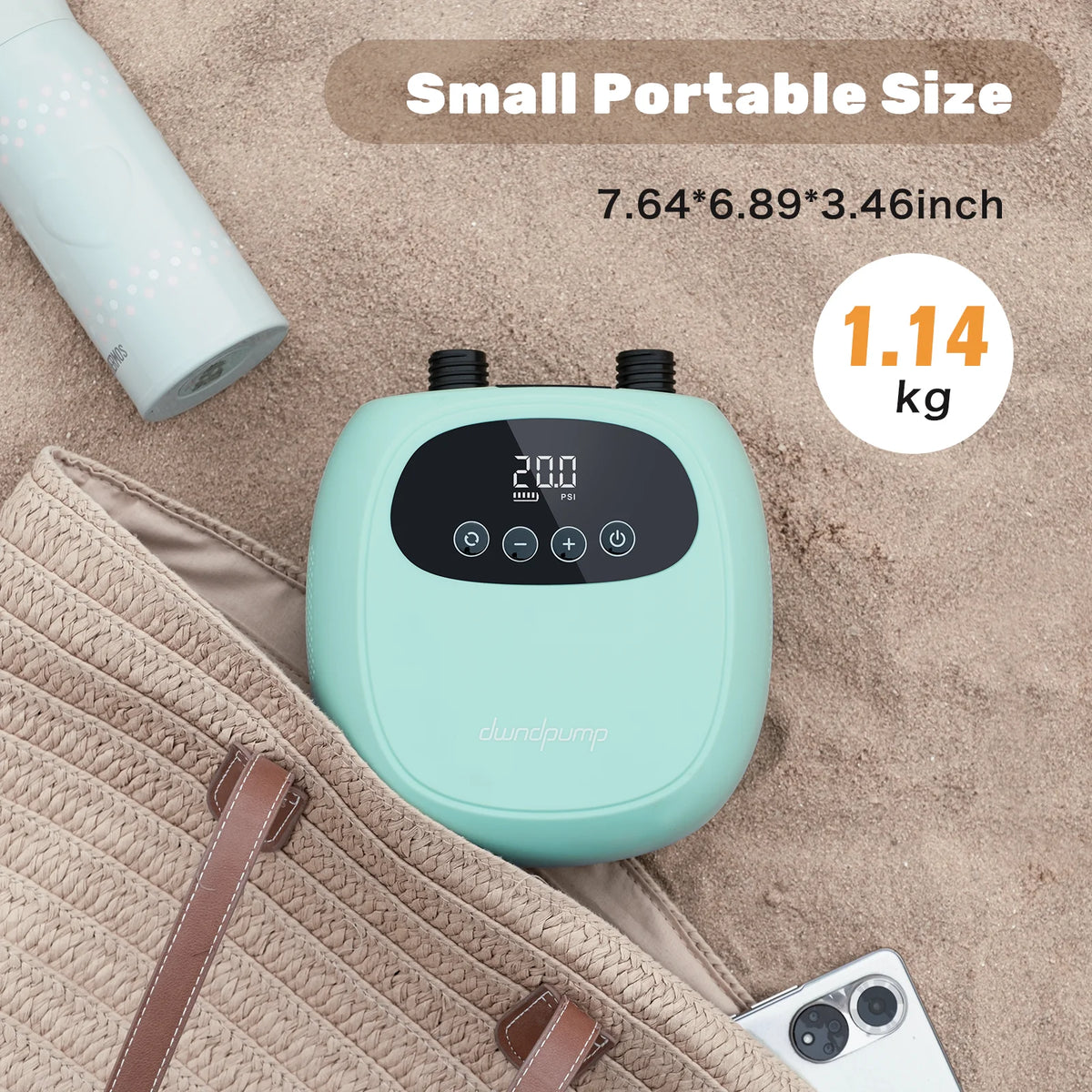 Dwndpump Rechargeable Electric SUP Pump for Paddle Boards