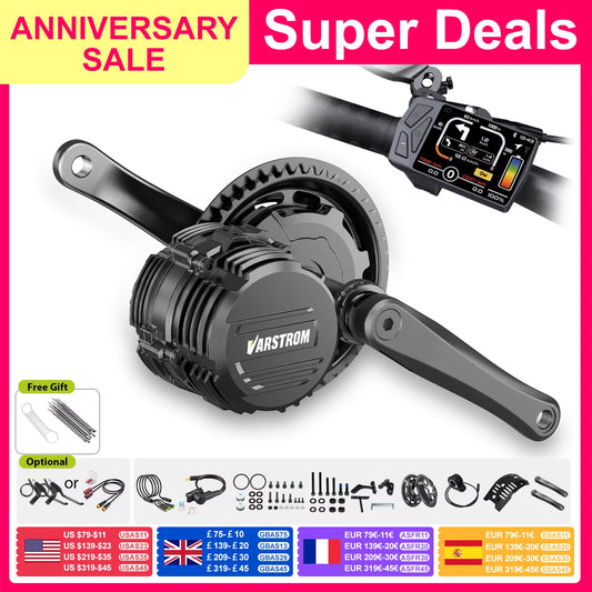 Varstrom Mid Drive Torque Sensor Electric Bike Conversion Kit