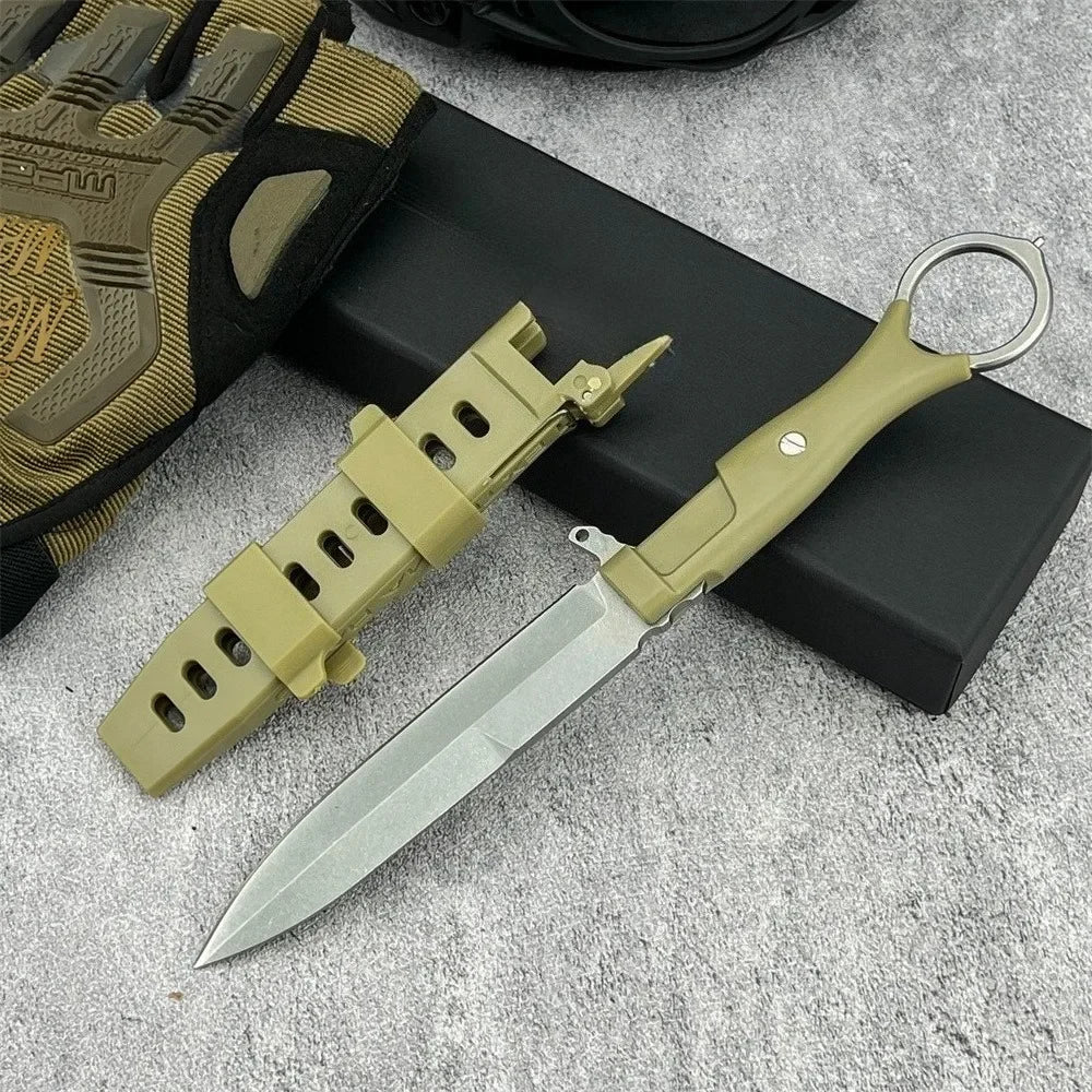DIY Supplies Fixed Blade Survival Knife With Sheath